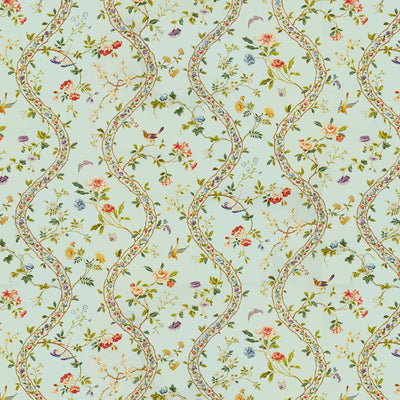 BRUNSCHWIG & FILS - SILK ROAD COTTON PRINT - OPAL