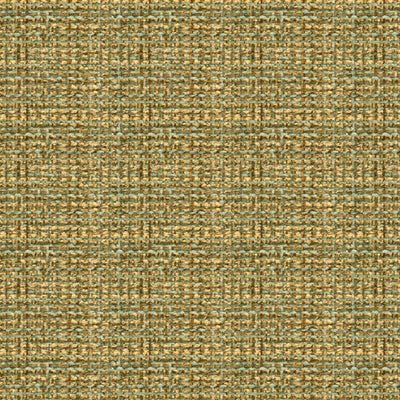 BRUNSCHWIG & FILS - BOUCLE TEXTURE - BROWN/AQUA
