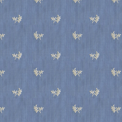 BRUNSCHWIG & FILS - BAYBERRY STRIE - CANTON BLUE