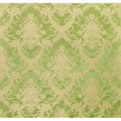 BRUNSCHWIG & FILS - CHARLIEU LAMPAS - VERT/IVOIRE