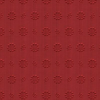 BRUNSCHWIG & FILS - CHANDLER FIGURED WOVEN - RED CURRANT