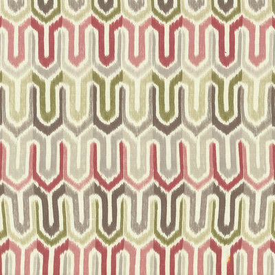 KASMIR FABRICS-BRITTINGHAM IKAT - CHERRY LIMEADE