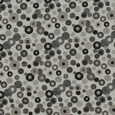 KASMIR FABRICS-BUBBLES - GRAPHITE