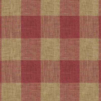 KASMIR FABRICS-BUFFALO - RED PEPPER