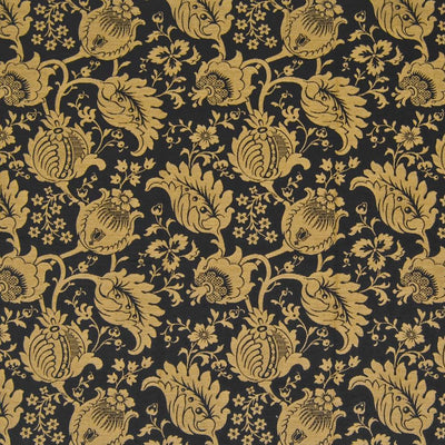 KASMIR FABRICS-CAMDEN GARDEN - BLACK GOLD