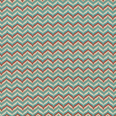 KASMIR FABRICS-CAP ROCK FLAME - COASTAL