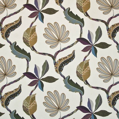 KASMIR FABRICS-CASPIANA - PLUM WINE