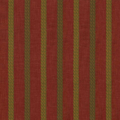 KASMIR FABRICS-CELTIC STRIPE - CRIMSON