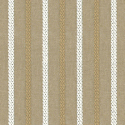 KASMIR FABRICS-CELTIC STRIPE - TAUPE