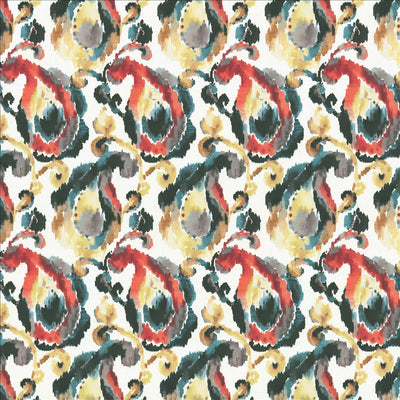 KASMIR FABRICS-CHICAGO - SCARLET