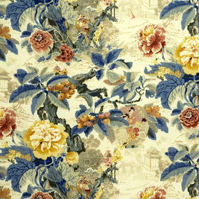 LEE JOFA, a selection of fabrics such as velvet, damask, cotton, silk, linen and sheers.