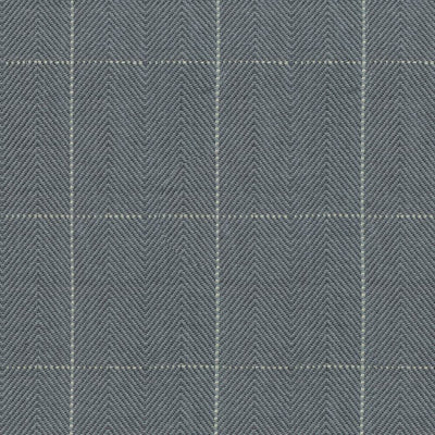 KASMIR FABRICS-COBURN CHECK - SLATE