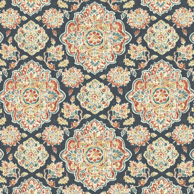 KASMIR FABRICS-COWAN COURT - BLUE