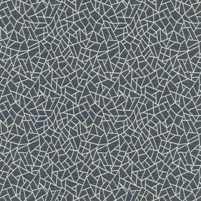 KASMIR FABRICS-CRACKED GLASS - NAVY