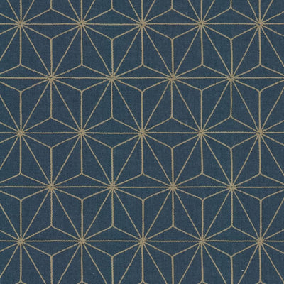 KASMIR FABRICS-CUBES - NAVY