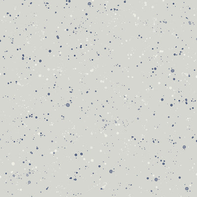 SEABROOK WALLPAPER-PAINT SPLATTER-GRAY AND MIDNIGHT BLUE-DA60800