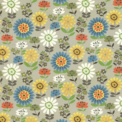 KASMIR FABRICS-DAISY DAZE - CLAY