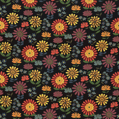 KASMIR FABRICS-DAISY DAZE - FIESTA