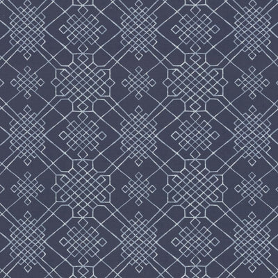 KASMIR FABRICS-DARA - BLUE