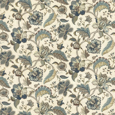 KASMIR FABRICS-DARBY HILL - FRENCH BLUE