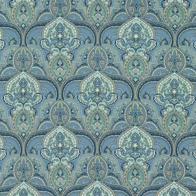 KASMIR FABRICS-DARIA - BLUEBIRD