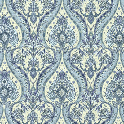 KASMIR FABRICS-DINNER PARTY - CORNFLOWER