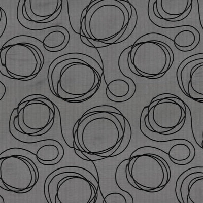 KASMIR FABRICS-DOODLEBUG - EBONY