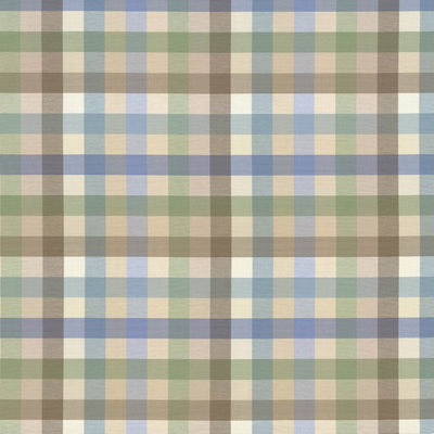 KASMIR FABRICS-DUPUY CHECK - MINERAL