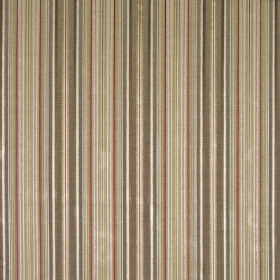 KASMIR FABRICS-EATON STRIPE - RED CURRANT