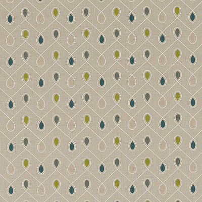 CLARKE & CLARKE - HEALEY - TEAL/ACACIA