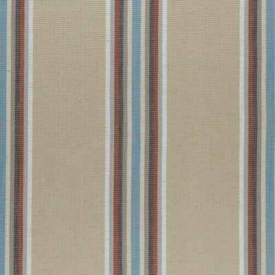 CLARKE & CLARKE - IMANI - CINNABAR/AQUA