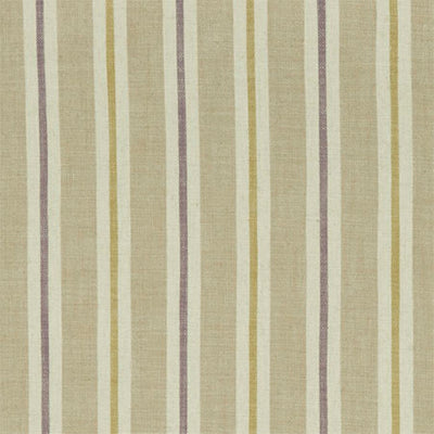 CLARKE & CLARKE - SACKVILLE STRIPE - HEATHER/LINEN