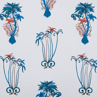 CLARKE & CLARKE - JUNGLE PALMS - BLUE