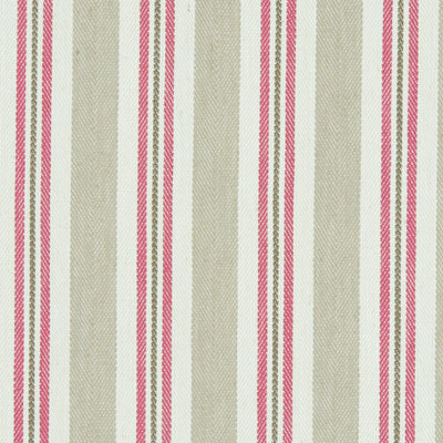 CLARKE & CLARKE - ALDERTON - RASPBERRY/LINEN