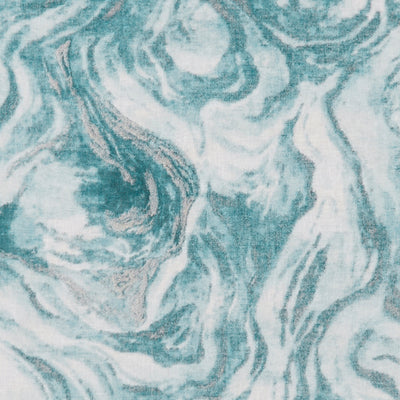CLARKE & CLARKE - LAVICO SHEER - MINERAL/KINGFISHER