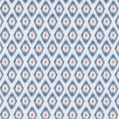 CLARKE & CLARKE - ZORA - DENIM/SPICE