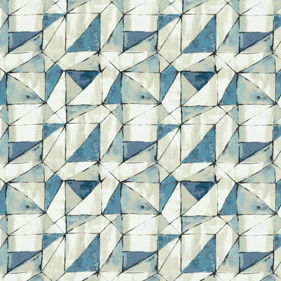KASMIR FABRICS-FALSETTO - SEA BLUE