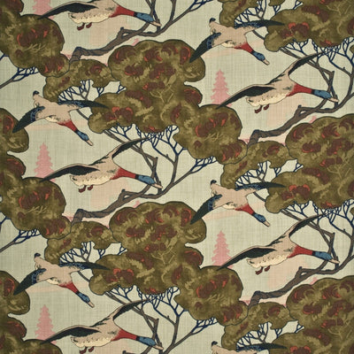 MULBERRY FABRICS - FLYING DUCKS - SKY