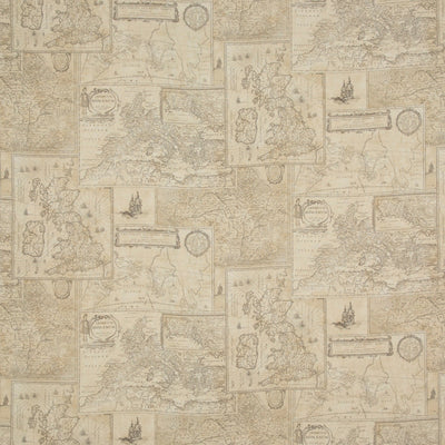 MULBERRY FABRICS - BOHEMIAN TRAVELS LINEN - SAND