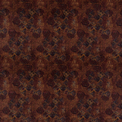 MULBERRY FABRICS - BOHEMIAN VELVET - FIG/SIENNA