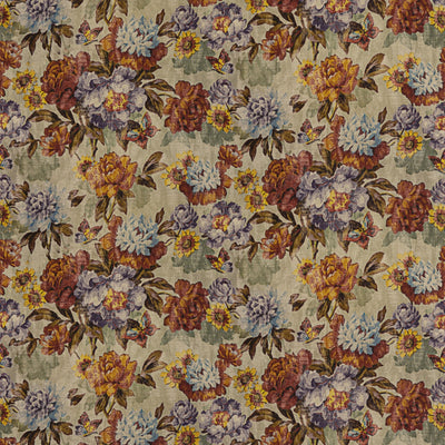 MULBERRY FABRICS - BOTANICA - RED/PLUM