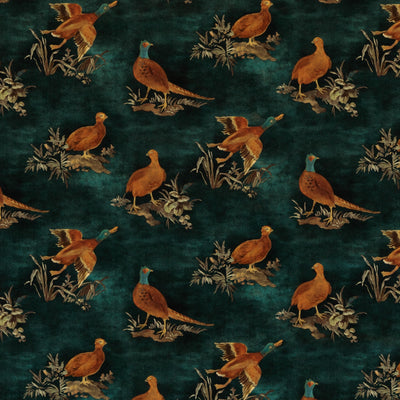 MULBERRY FABRICS - GAME SHOW - TEAL