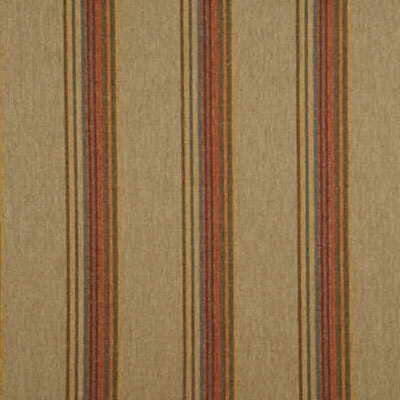 MULBERRY FABRICS - TWELVE BAR STRIPE - SAGE/SAND/WINE