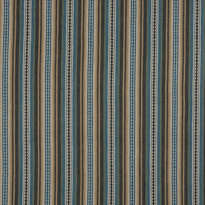 MULBERRY FABRICS - DALTON STRIPE - INDIGO/TEAL