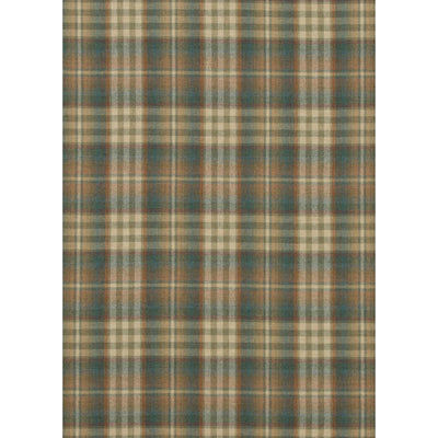 MULBERRY FABRICS - NEVIS - TEAL/RUSSET