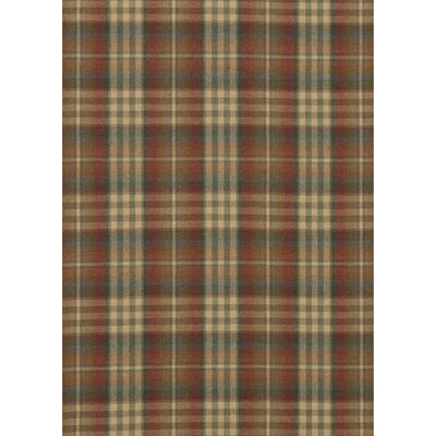 MULBERRY FABRICS - NEVIS - RED/GREEN