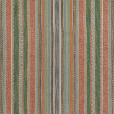 MULBERRY FABRICS - RUSTIC STRIPE - SPICE