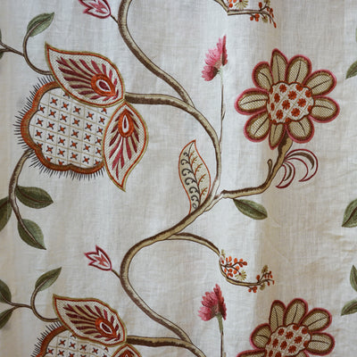 JF Fabrics , a selection of fabrics such as velvet, damask, cotton, silk, linen and sheers.