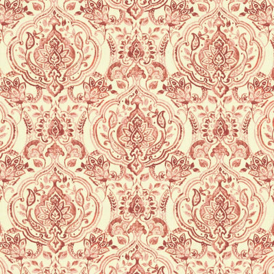 KASMIR FABRICS-FLAMENCO - CRIMSON