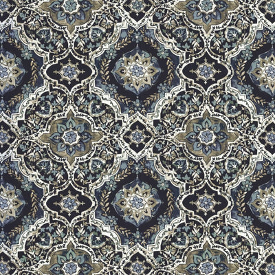 KASMIR FABRICS-FLETCHER PLACE - NAVY